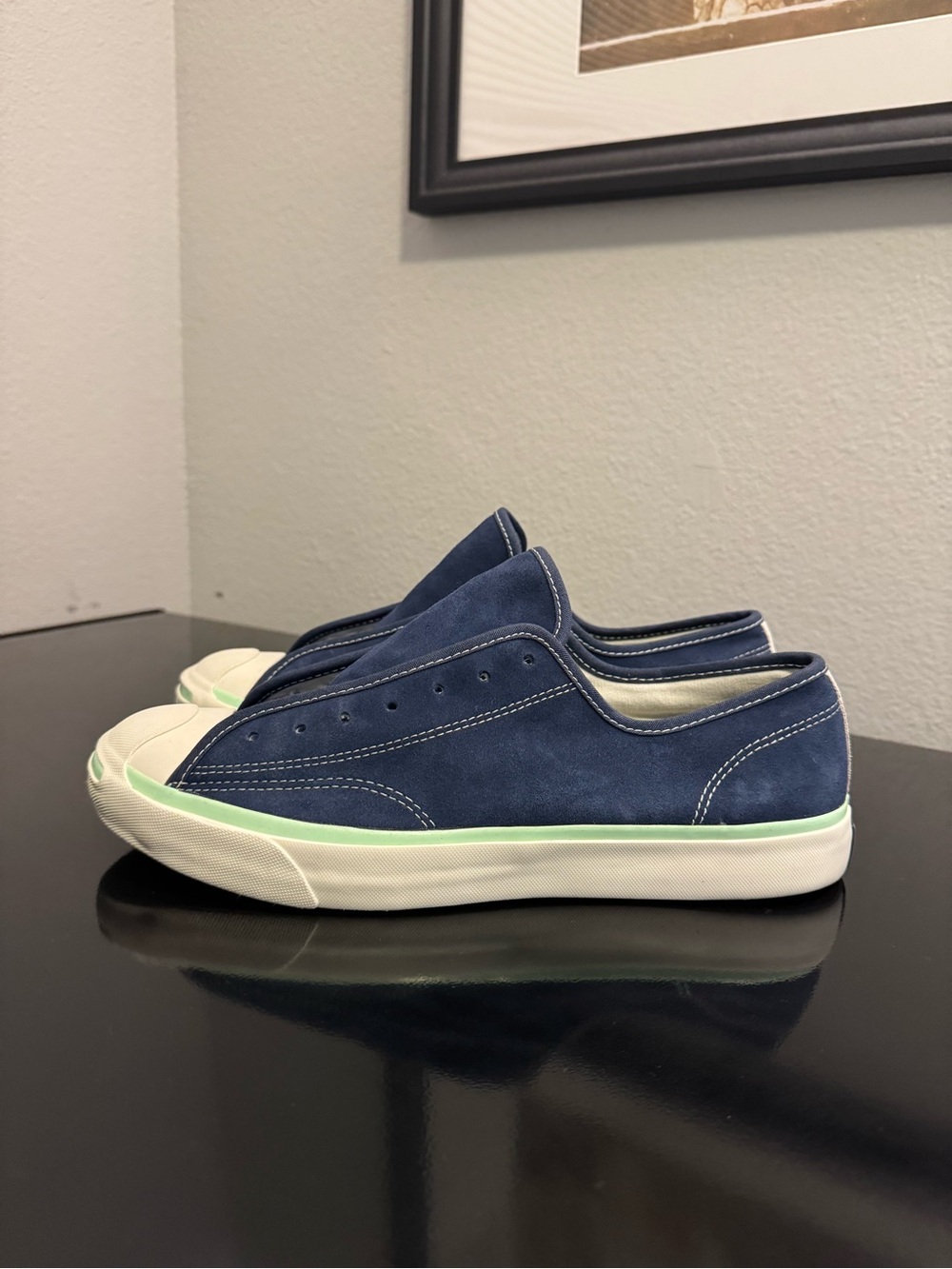 Converse Jack Purcell Blue Periwinkle Suede